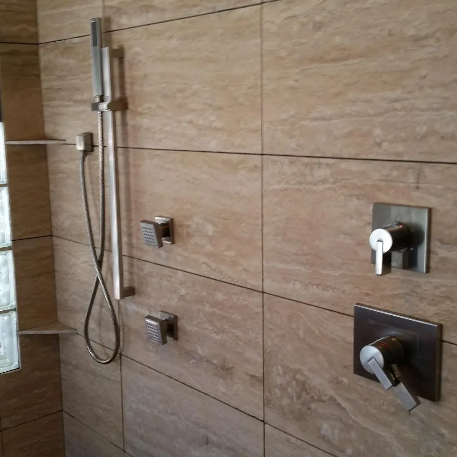 Shower fixture installation for Water Heater Replacement in Clear Lake